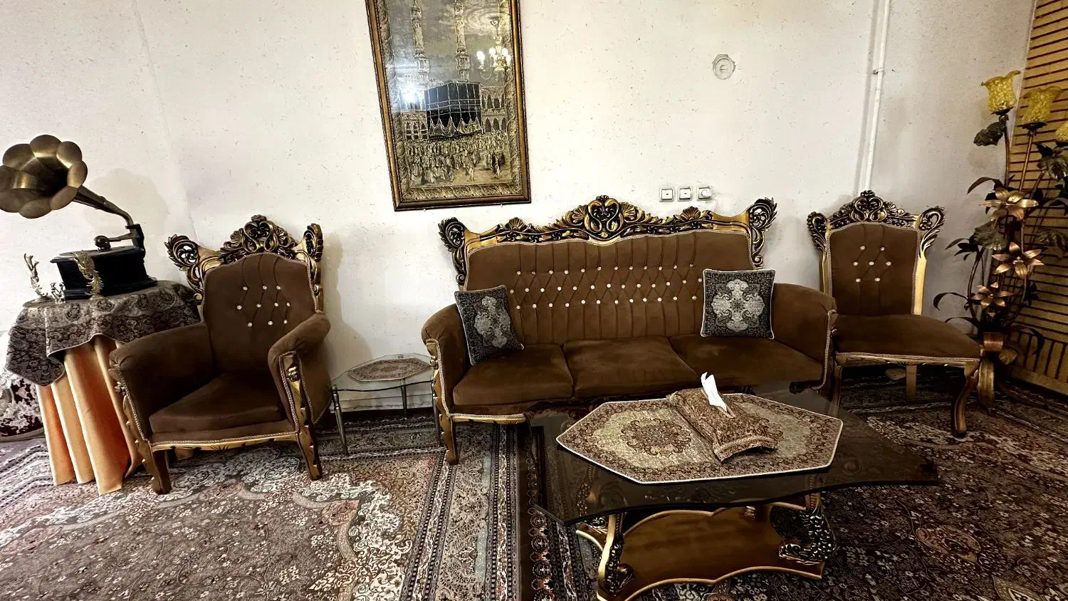 فروش مبلمان سلطنتی۹ نفره|مبلمان خانگی و میز عسلی|قزوین, |دیوار