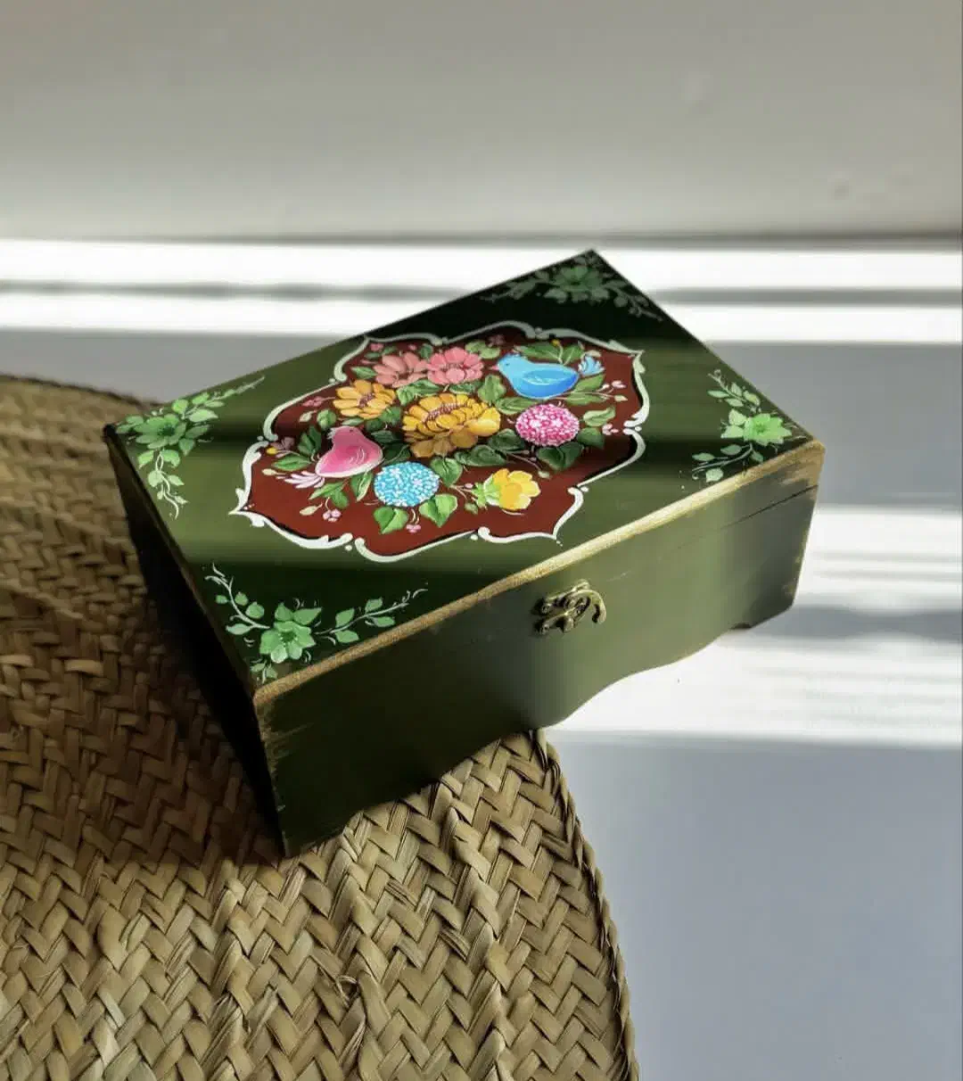 آموزش‌ نقاشی روی جعبه چوبی|خدمات آموزشی|مشهد, سعد آباد|دیوار