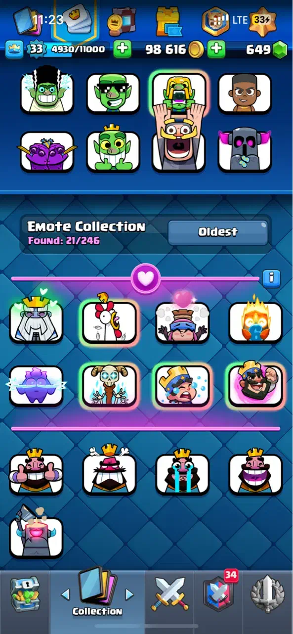 اکانت کلش رویال|کنسول، بازی ویدئویی و آنلاین|شیراز, شهرک گلستان|دیوار