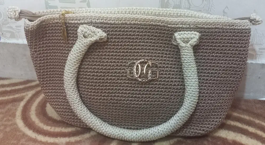 کیف مکرومه بافی ۳ تکه|کیف، کفش، کمربند|قرچک, زیبا شهر|دیوار