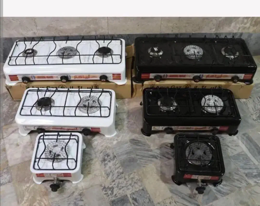 اجاق گاز گاز رومیزی دو شعله سه شعله لعابی|اجاق گاز و لوازم برقی پختوپز|گنبد کاووس, |دیوار