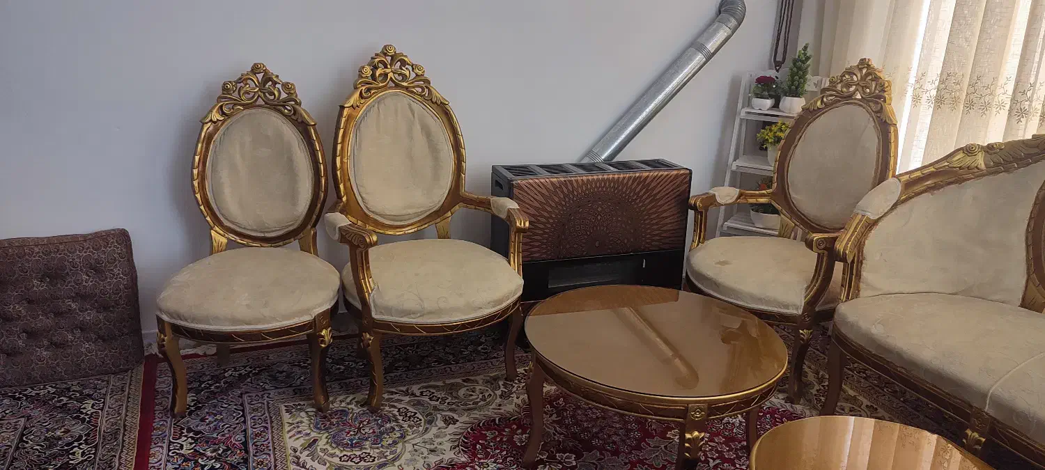 مبلمان سلطنتی|مبلمان خانگی و میز عسلی|اردکان, |دیوار