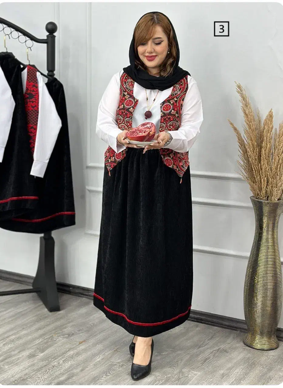 ۳تیکه یلدایی..شال و روسری پاییزی..پالتو و کفتان|لباس|گناباد, |دیوار