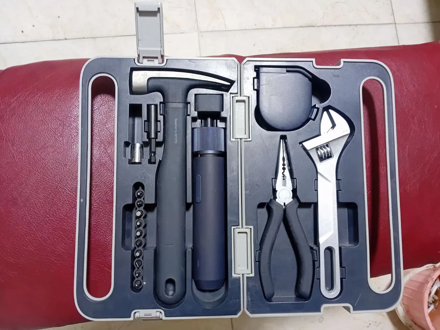 پیچ گوشتی شارژی و جعبه ابزار|ابزارآلات|مشکین‌دشت, |دیوار