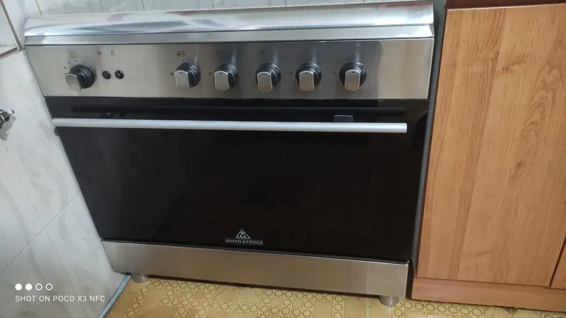 گاز طرح فر تمام استیل|اجاق گاز و لوازم برقی پختوپز|ماهدشت, |دیوار