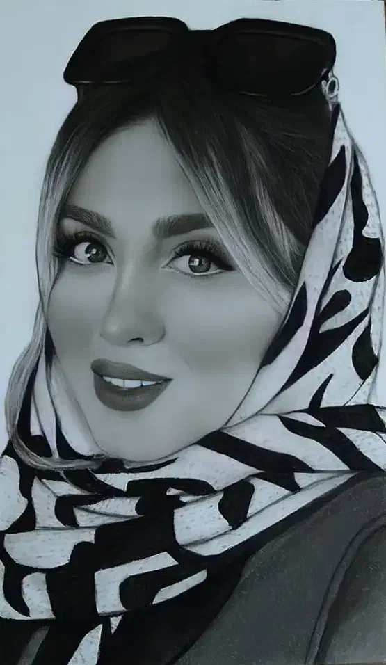 سفارش نقاشی چهره - سیاه قلم|تابلو، نقاشی، عکس|رشت, توشیبا|دیوار