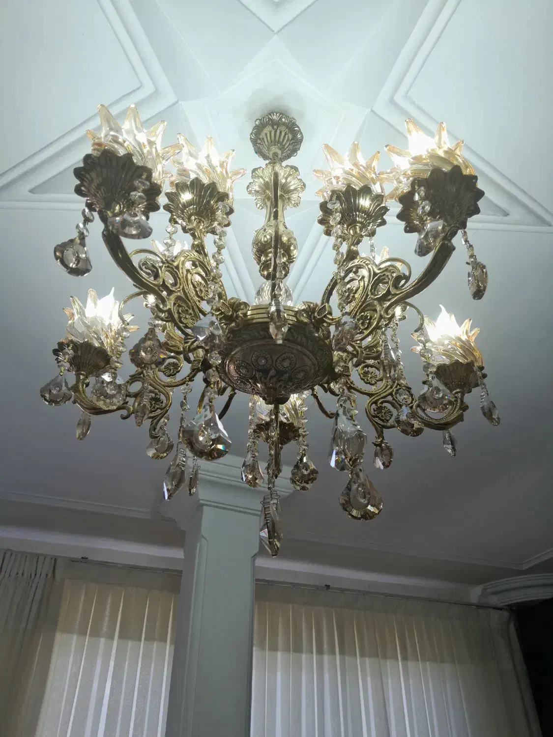 سه عدد لوستر|لوستر و چراغ آویز|همدان, |دیوار