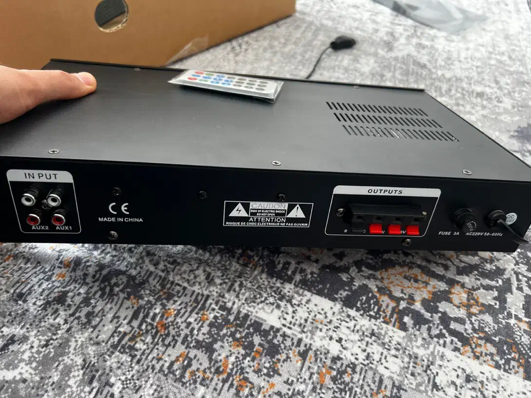 آمپلی فایر رومیزی novox MP-7070 اهمی ولتی|سیستم صوتی خانگی|صدرا-فارس, فاز ۱|دیوار