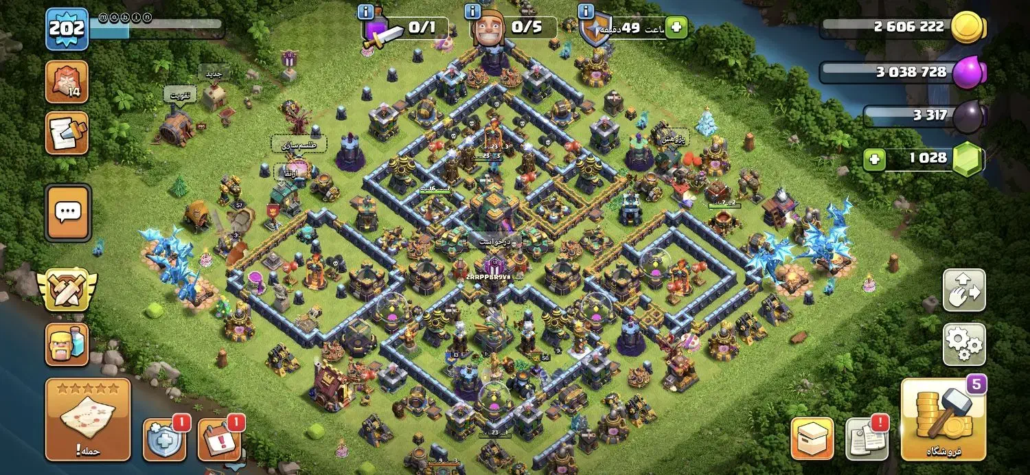 اکانت کلش اف کلنز استثنائی|کنسول، بازی ویدئویی و آنلاین|اصفهان, شهریار|دیوار