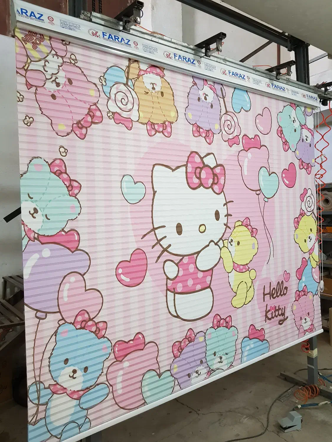 پرده زبرا و شید چاپی مستقیم از شرکت تولیدی|پرده، رانر، رومیزی|قدس, شهرک صنعتی زاگرس|دیوار