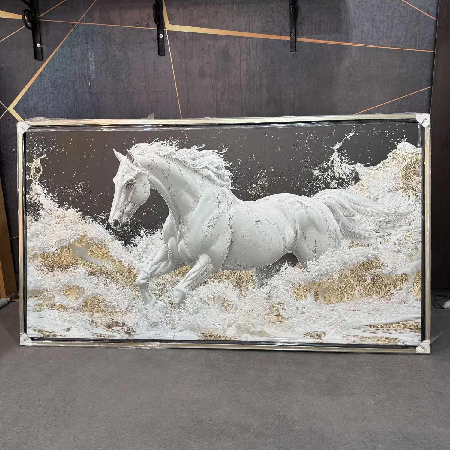 تابلو تکسچر دست بزرگترین سایز بازار اقساطی|تابلو، نقاشی، عکس|دورود, |دیوار