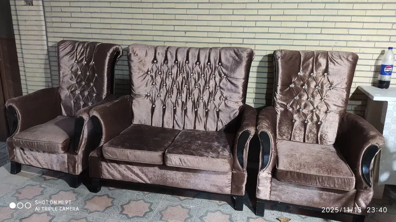 مبل ۴ نفره|مبلمان خانگی و میز عسلی|سیرجان, |دیوار