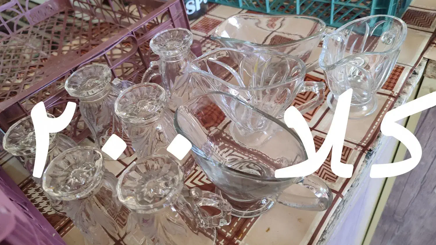 لیوان و استکان و پارچ در حد نو|ظروف سرو و پذیرایی|تویسرکان, |دیوار