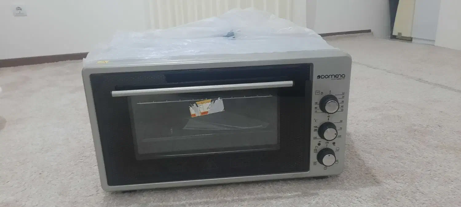 توستر مدل 46 لیتری آکبند با کارتون و متعلقات کامل|اجاق گاز و لوازم برقی پختوپز|جم, |دیوار