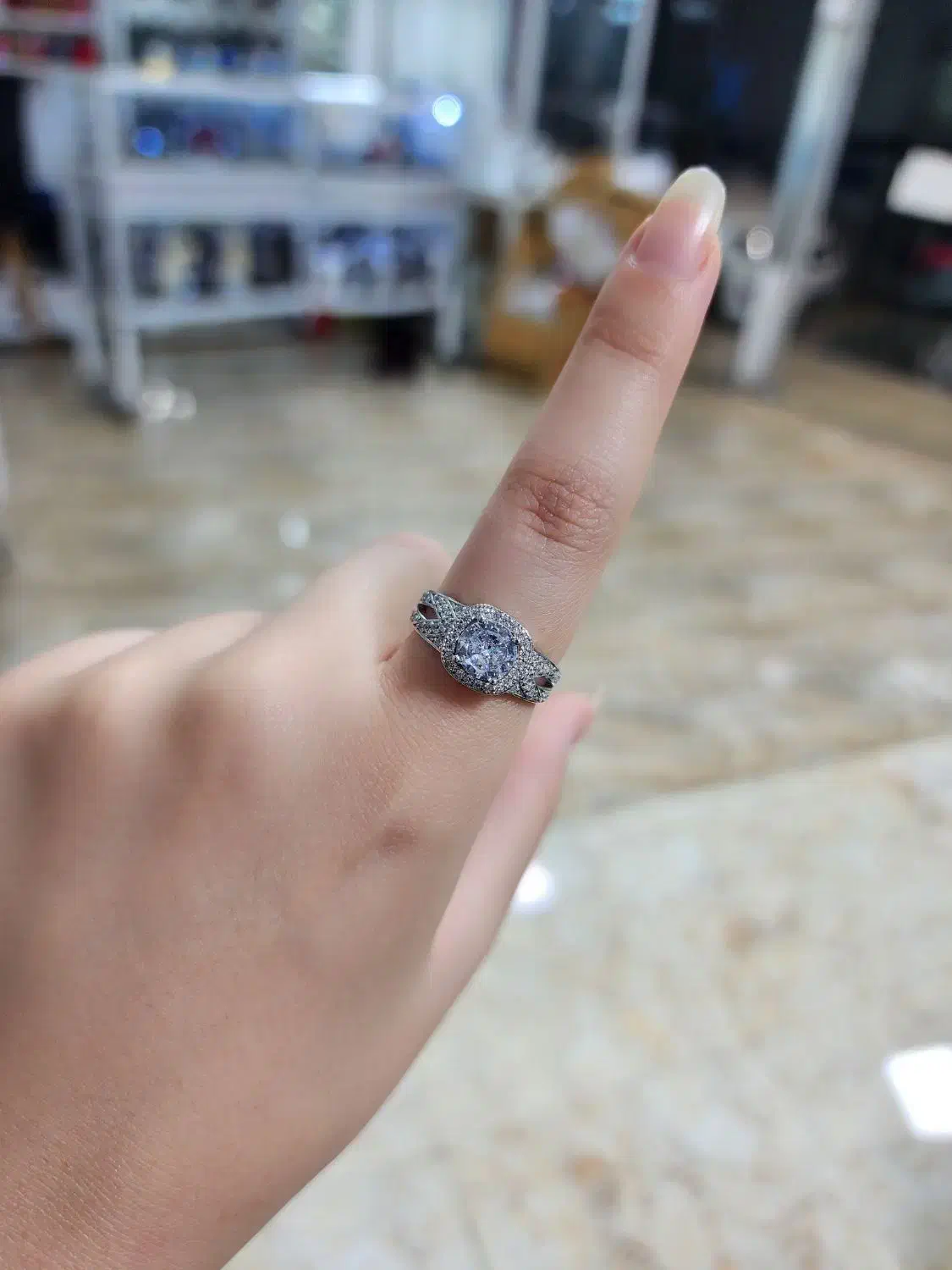 انگشتر تک‌نگین نقره اصلی sir|بدلیجات|کرمانشاه, |دیوار