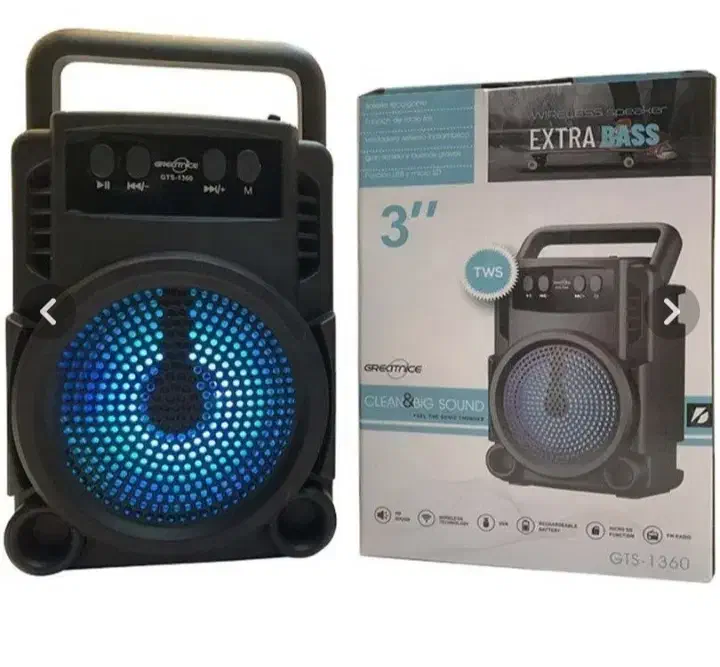 اسپیکر بلوتوثی مدلGTS1360|پخشکننده همراه|سنندج, |دیوار