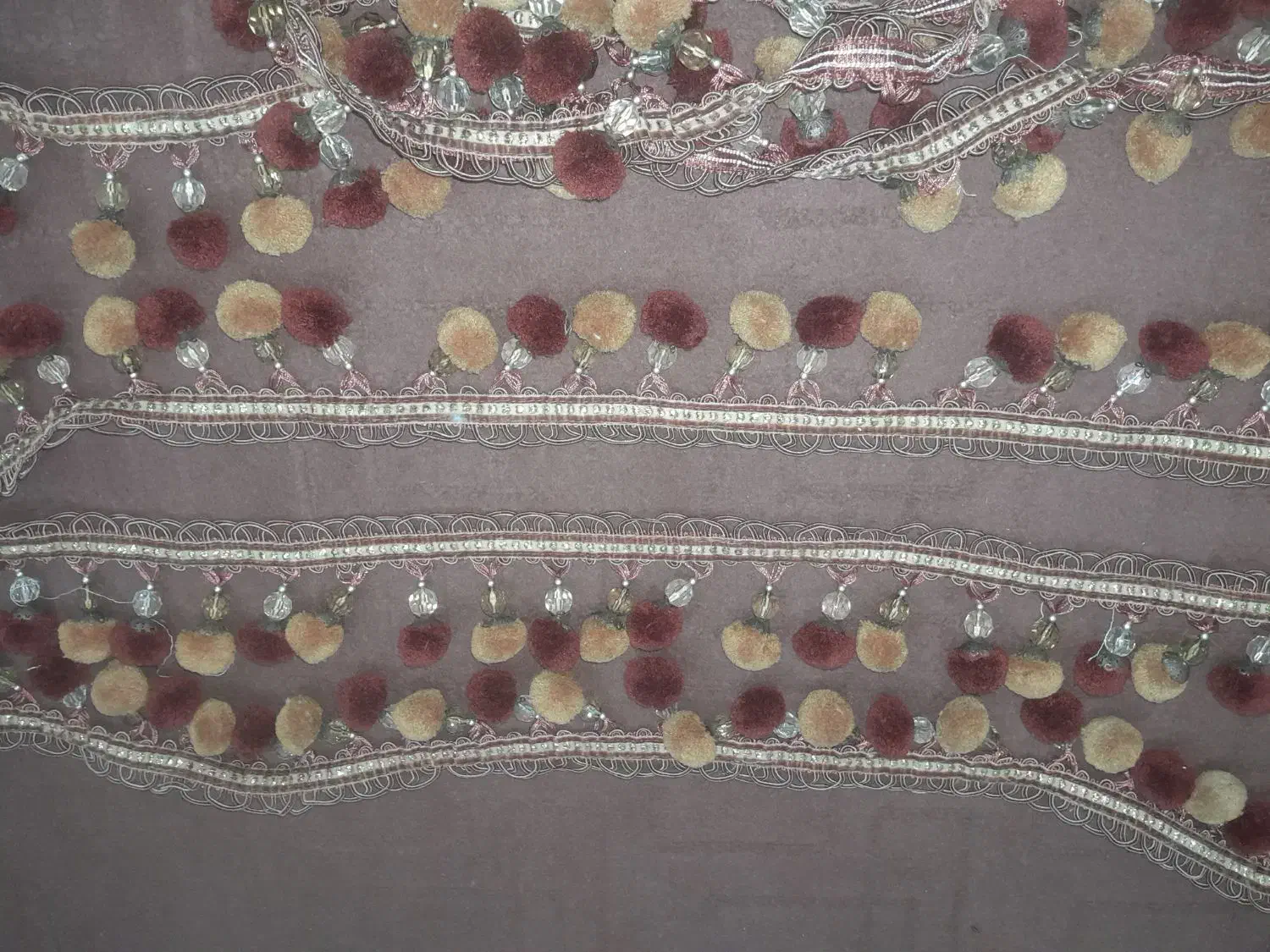 منگوله سنتی کاردست قدیمی ابریشمی|کلکسیون اشیاء عتیقه|یزد, |دیوار