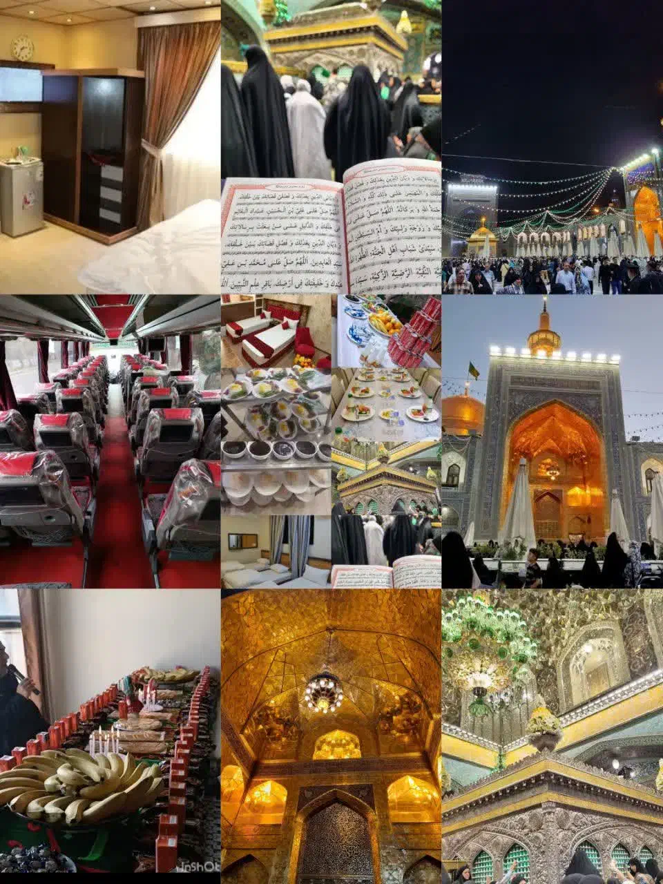 کاروان زیارتی مشهد مقدس کربلا معلی حرکت ۸ و ۶ آذر|تور و چارتر|خرمآباد, |دیوار