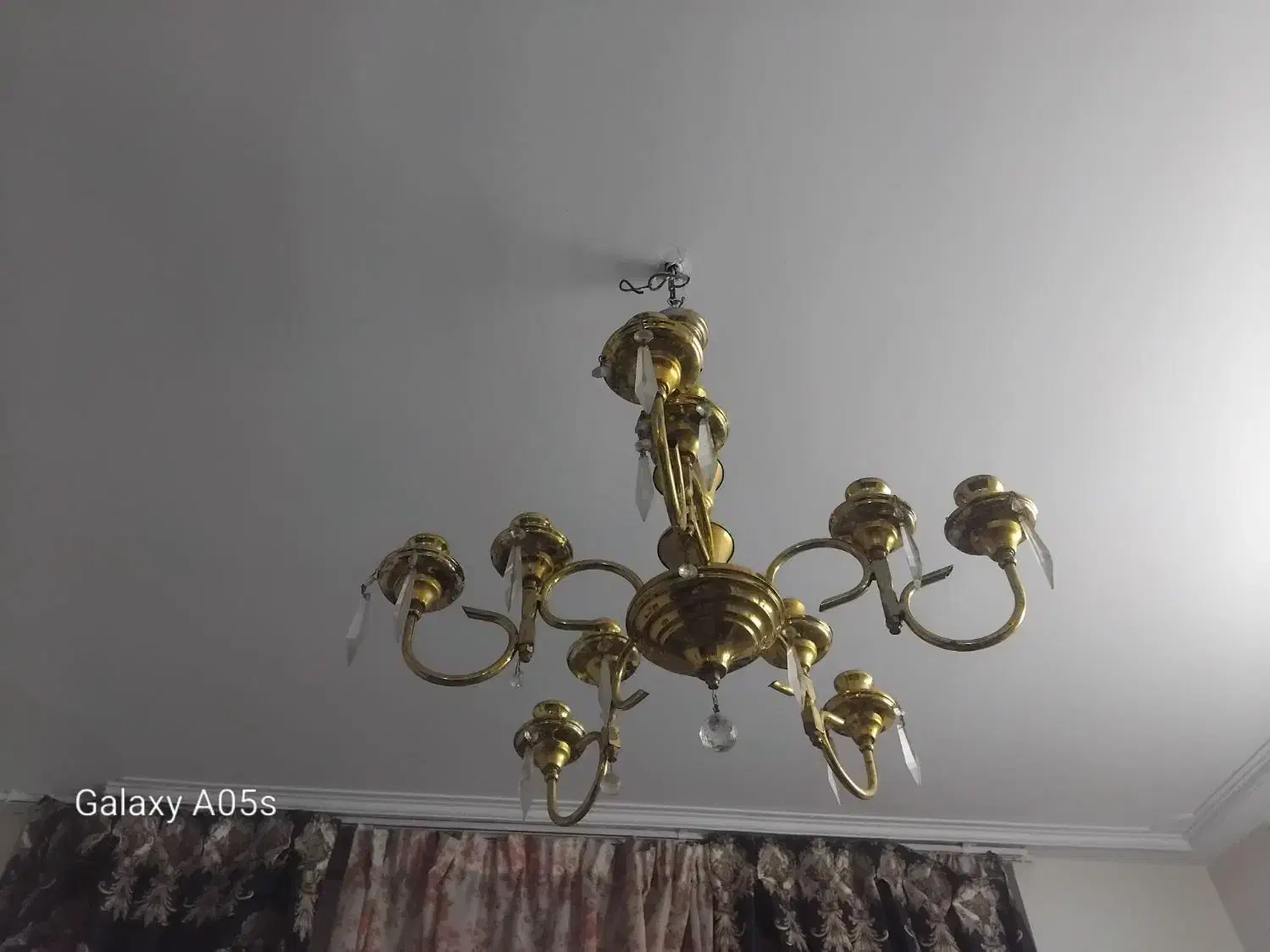 لوستر 10شاخه ابکاری درحدنو 2میلیون|لوستر و چراغ آویز|تهران, دستغیب|دیوار