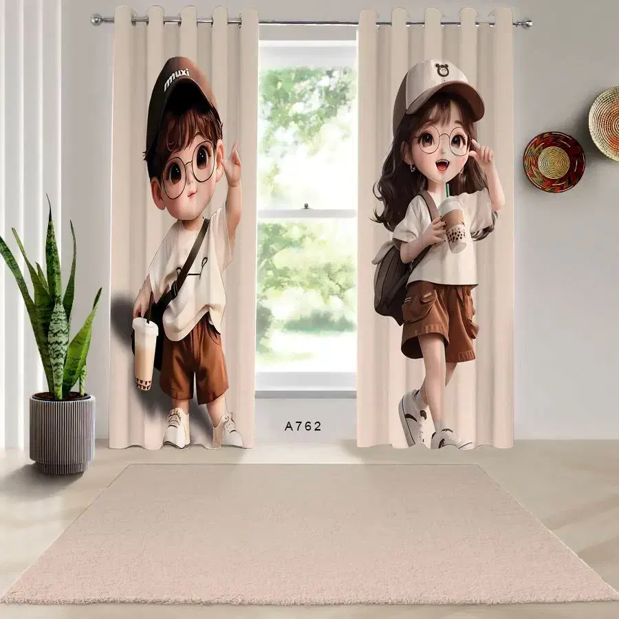 پرده هازان چاپی اتاق گودک هازان چاپی|پرده، رانر، رومیزی|تهران, عبدلآباد|دیوار