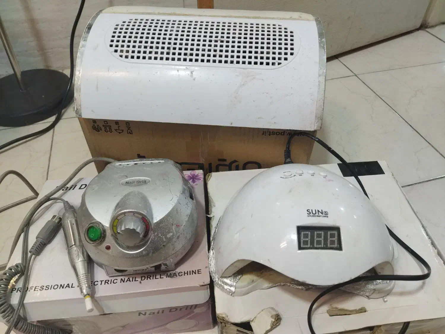 وسایل کاشت ناخن|آرایشی، بهداشتی، درمانی|هشتگرد, ینگی امام|دیوار