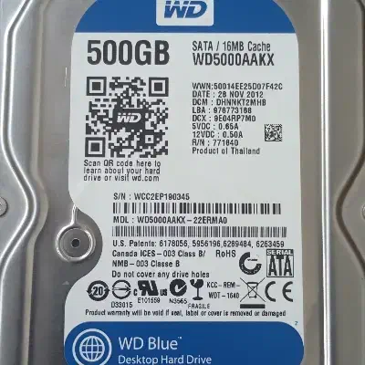 هاردhhd 500gig wd blue|قطعات و لوازم جانبی رایانه|تبریز, |دیوار