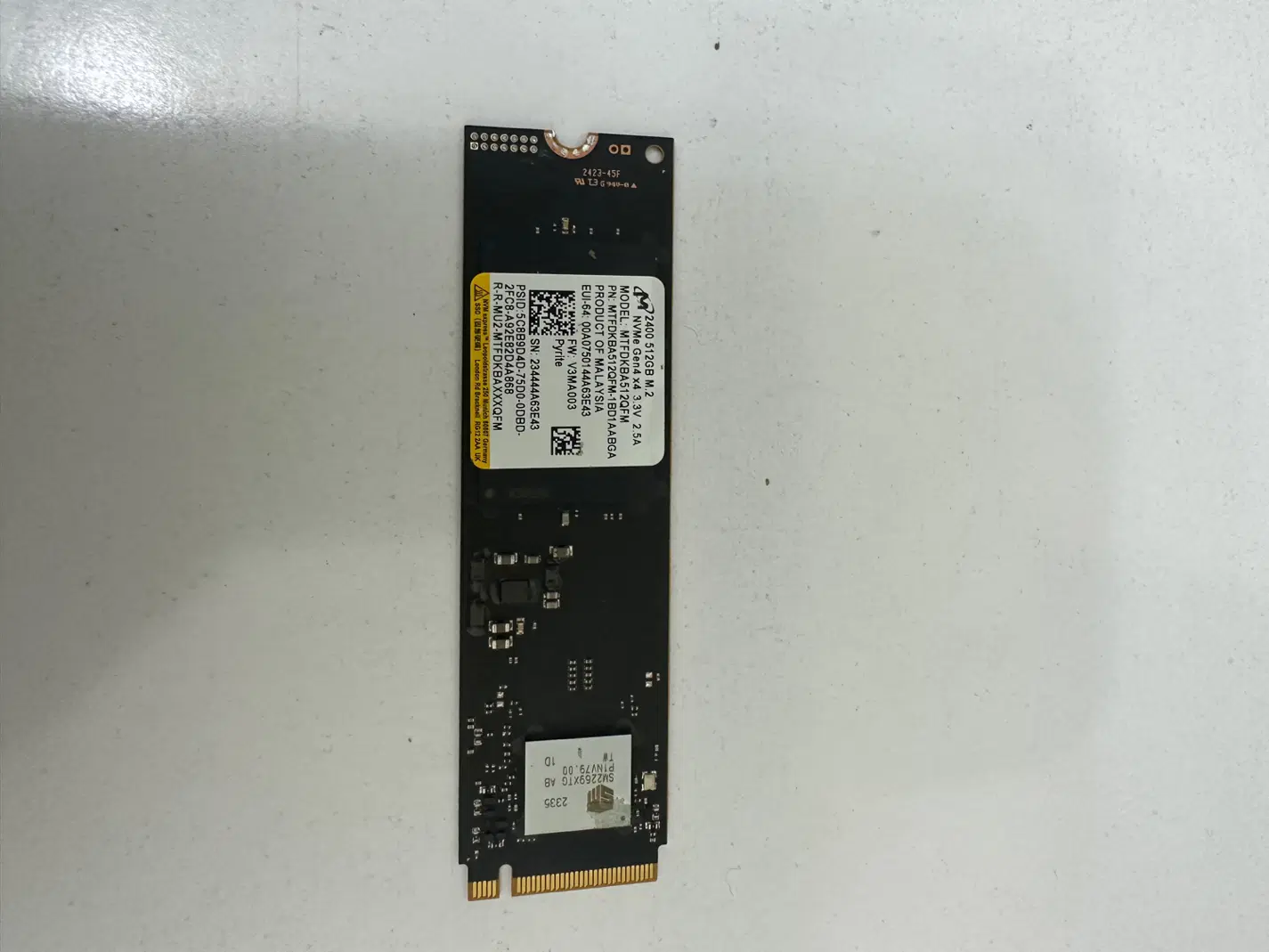 Ssd 512 gen4 nvme micron هارد|قطعات و لوازم جانبی رایانه|شهر ری, شهید بهشتی|دیوار