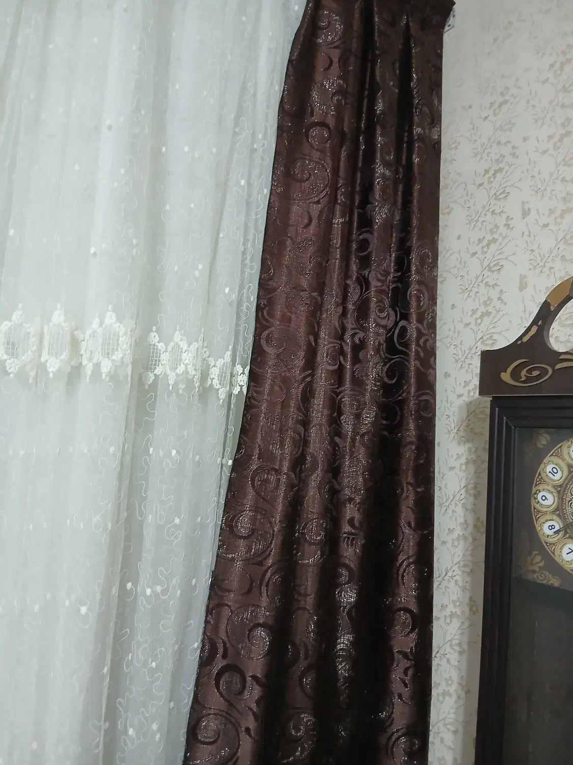 والان پرده۲عددیکی۴متری یکی۲متری با ۶عدد کناره|پرده، رانر، رومیزی|سقز, |دیوار