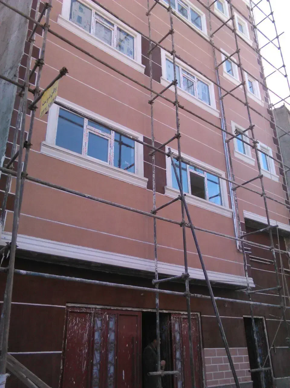 رنگ آمیزی نما.کنتیکس.منیرال.رنگ اکرالیک.|خدمات پیشه و مهارت|هشتگرد, ینگی امام|دیوار