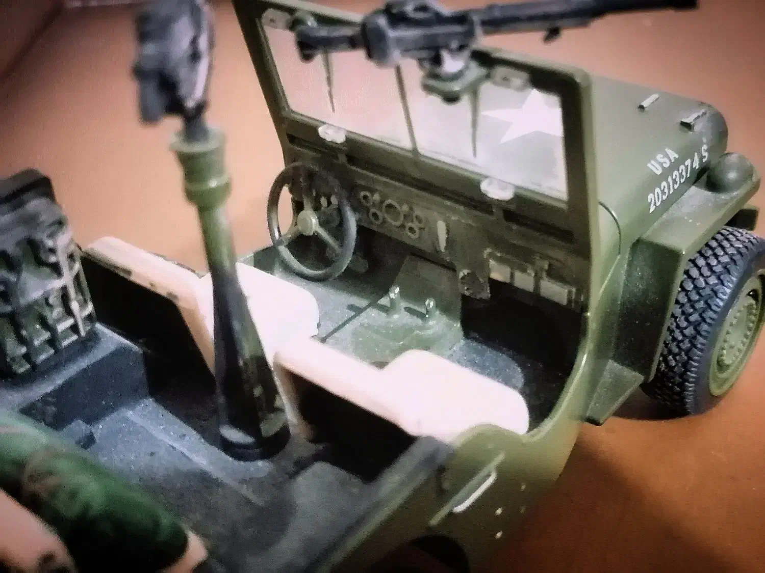 جیپ نوستالژی ویلیز ارتش آمریکا|مجسمه، تندیس، ماکت|پرند, فاز ۶|دیوار