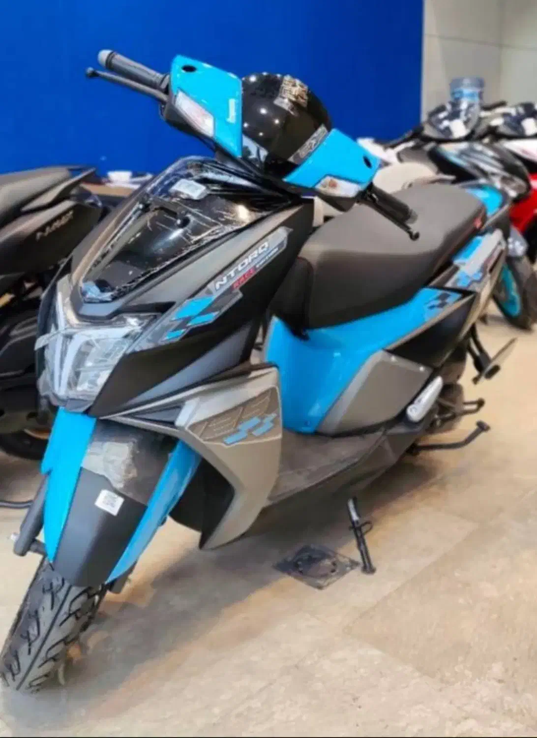 Tvs NTORQ 125|موتورسیکلت|تهران, چوب تراش|دیوار