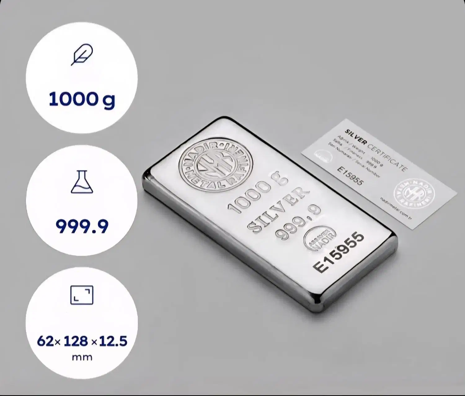 شمش نقره خالص ترک ندیر ۹۹۹،۹|جواهرات|تهران, بازار|دیوار