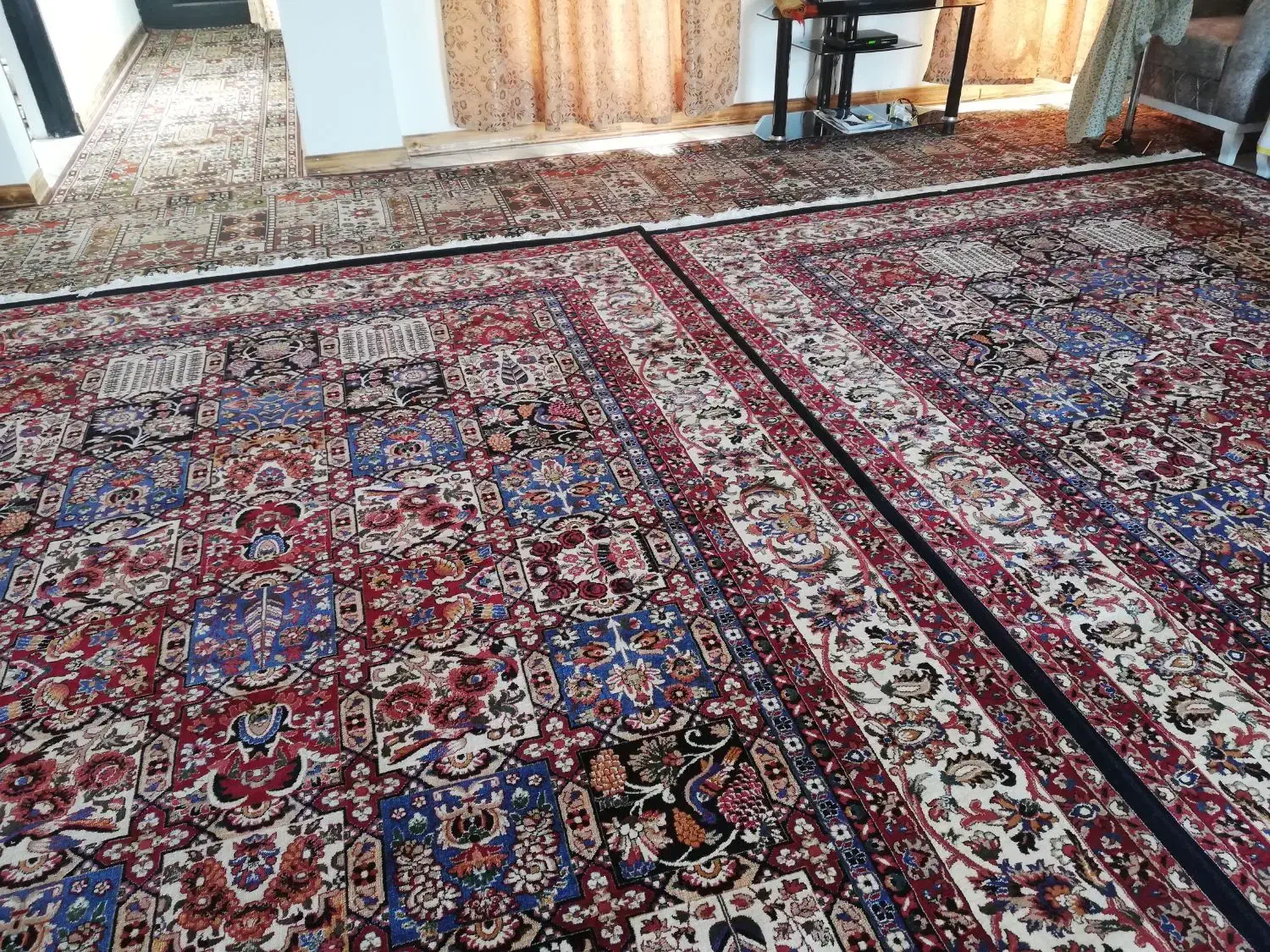 فروش دو تخته فرش ماشینی ۹ متری|فرش|شهرکرد, |دیوار
