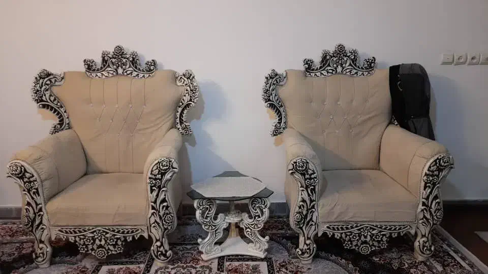 مبل راحتی سلطنتی|مبلمان خانگی و میز عسلی|قرچک, میرزائی جنوبی|دیوار