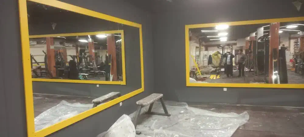 فروش ونصب آیینه جهت باشگاه|تجهیزات ورزشی|فردیس, منظریه|دیوار