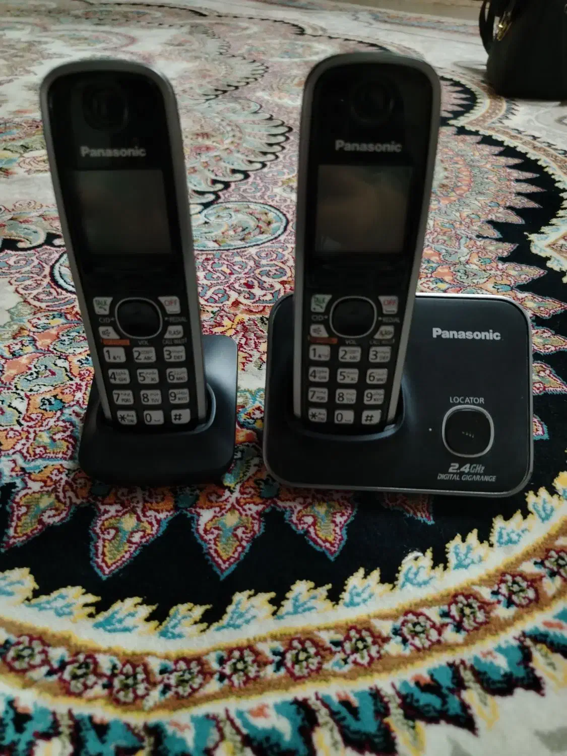 گوشی تلفن دوقلو بی سیم پاناسونیک|تلفن رومیزی|اصفهان, ارزنان|دیوار