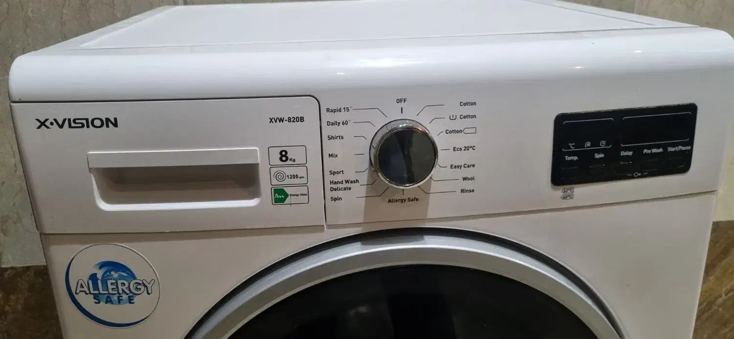 ماشین لباسشویی 8k ایکس ویژن کرج|ماشین لباسشویی و خشک‌کن لباس|کرج, دهقان ویلا|دیوار