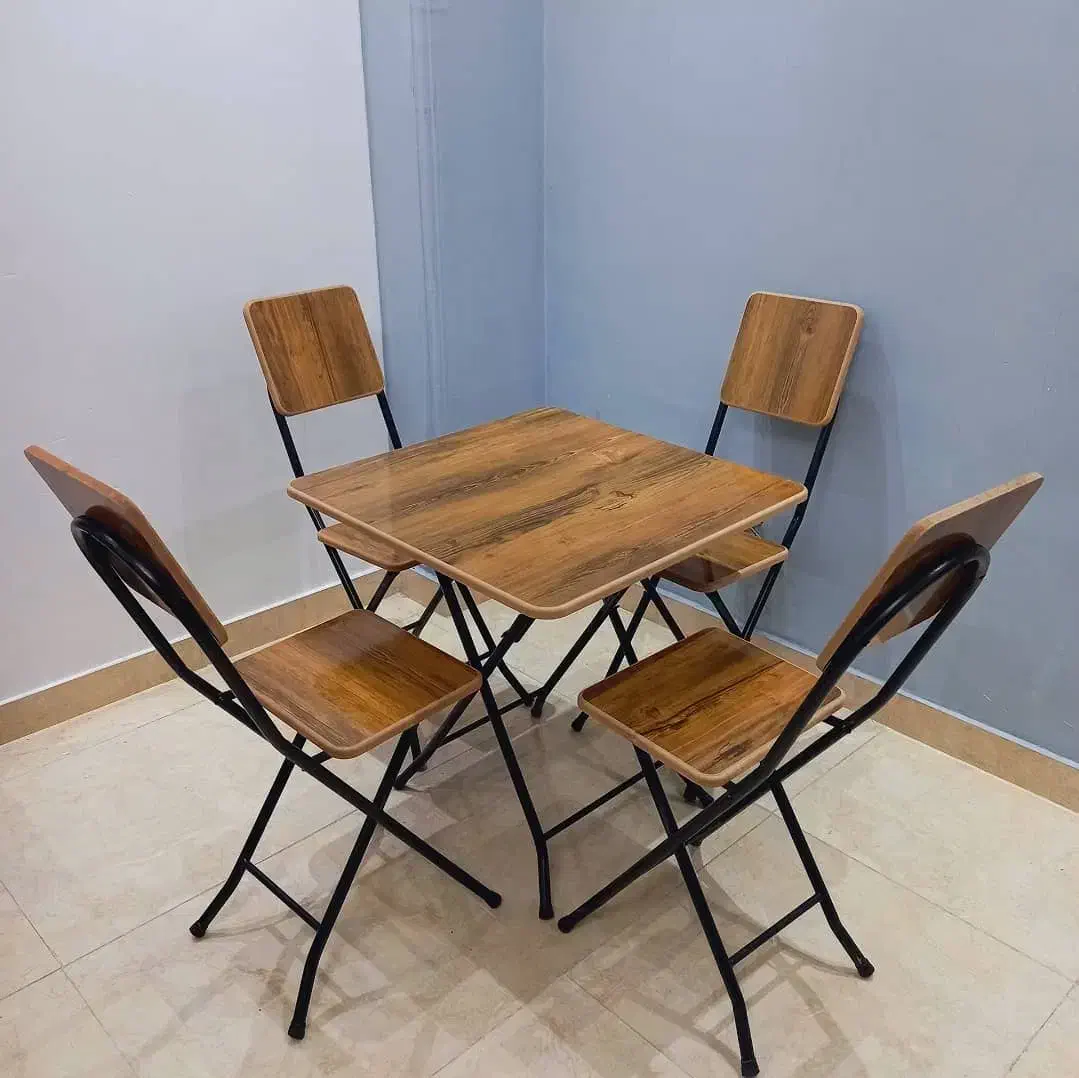 میز و صندلی تاشو چوبی(کافه.فست فود.ویلا)|میز و صندلی غذاخوری|رشت, سعدی (تختی)|دیوار