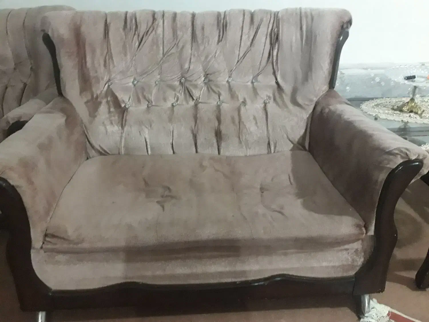 مبل  راحتی هفت نفره کار کرده|مبلمان خانگی و میز عسلی|خرمدره, |دیوار