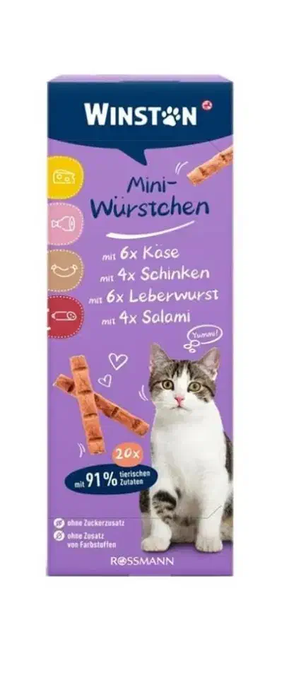 تشویقی مدادی گربه وینستون پک (20 عددی)|لوازم جانبی حیوانات|سنندج, |دیوار