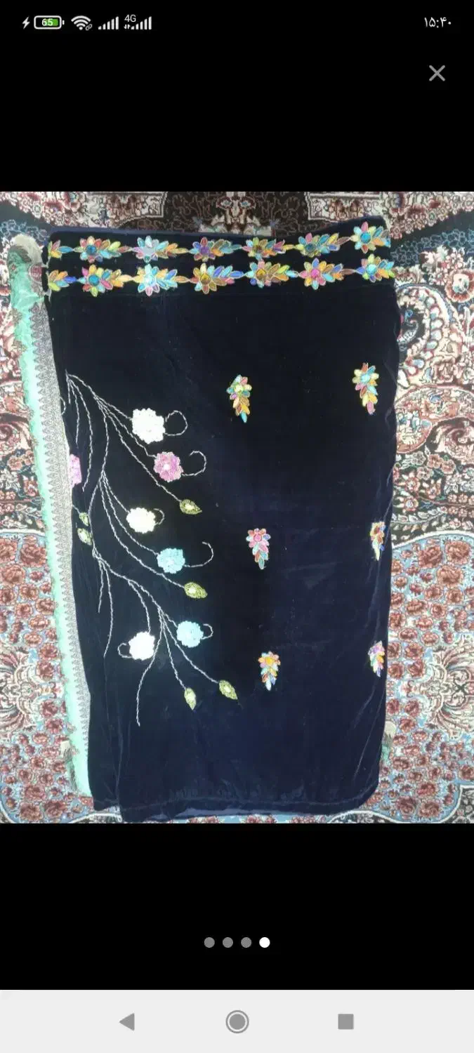 لباس محلی منجق دوری شده|لباس|یاسوج, |دیوار