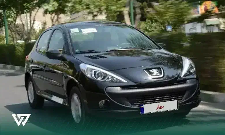 207اتومات فلز خشک مشکی|خودرو سواری و وانت|همدان, |دیوار