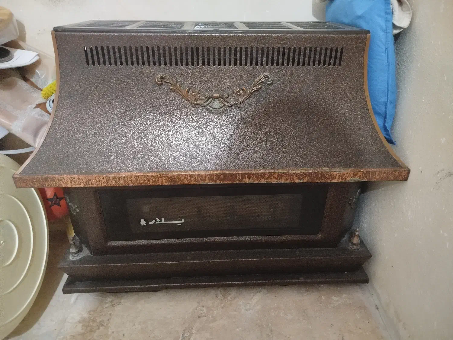 بخاری شومینه ای قهوه تی|بخاری، هیتر، شومینه|آمل, |دیوار