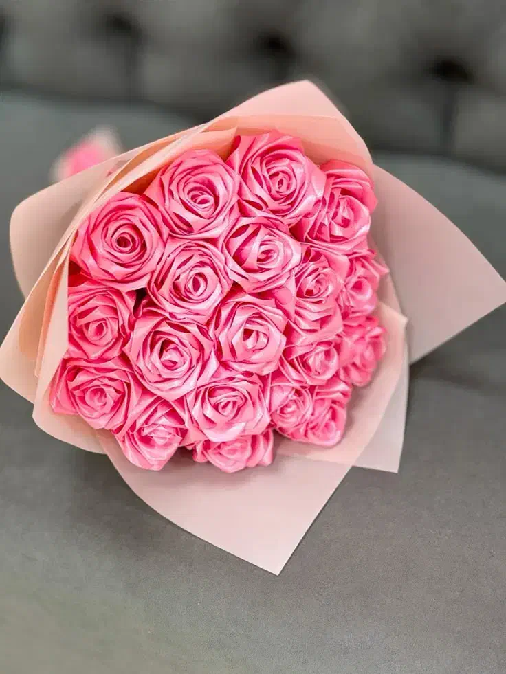 دسته گل روبانی|گل مصنوعی|میاندوآب, |دیوار