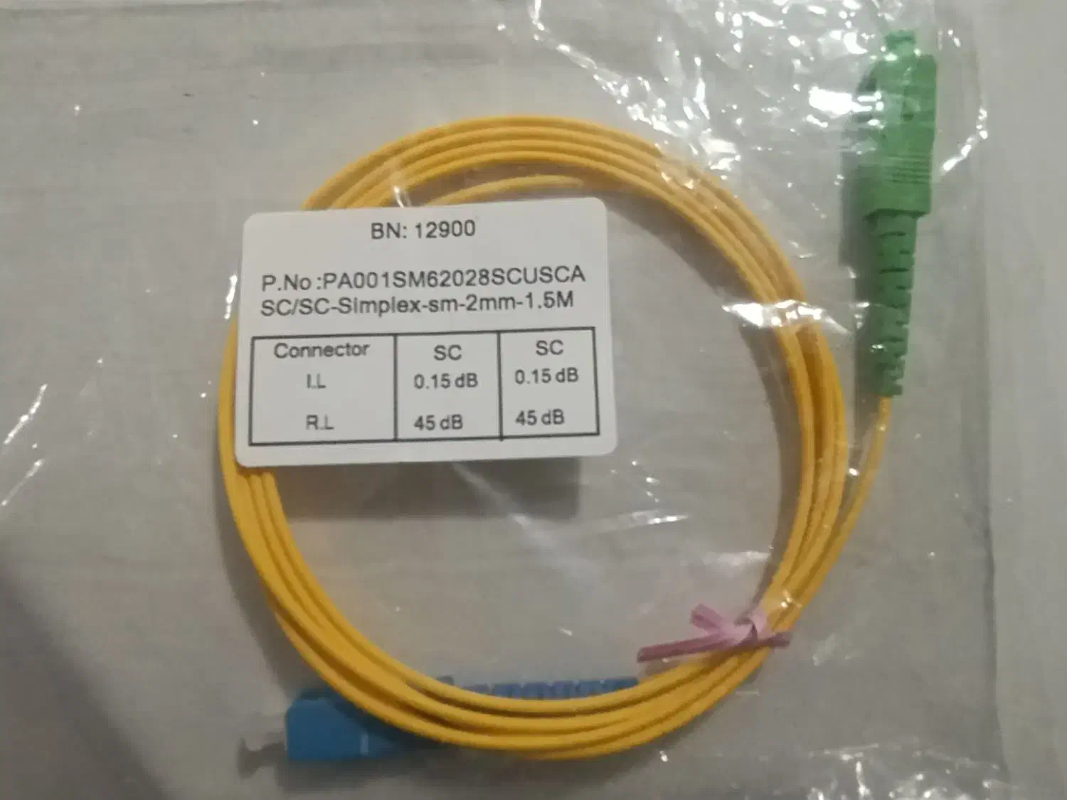 پچ کورد فیبر نوری ۱.۵ و ۲ متری سبز آبی|مودم و تجهیزات شبکه|اراک, |دیوار