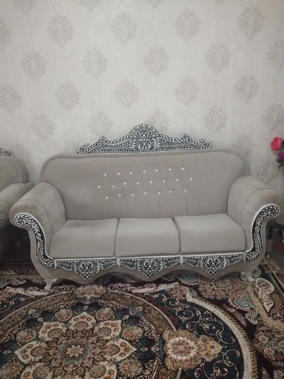 مبل ۷ نفره سالم تمیز|مبلمان خانگی و میز عسلی|محمدشهر, شهرک چمران|دیوار