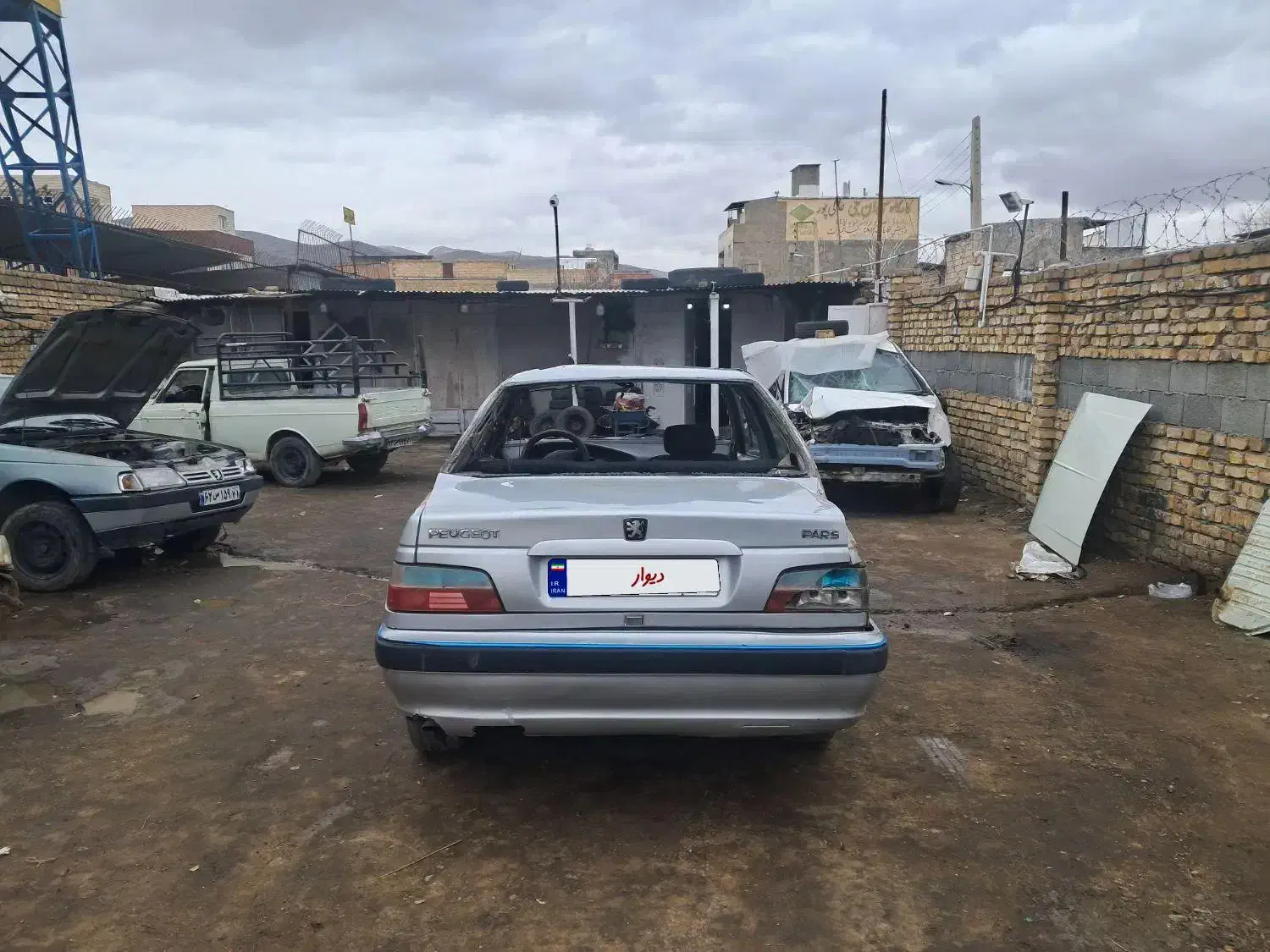 پارس ۸۵ تصادفی|خودرو سواری و وانت|ابریشم, |دیوار