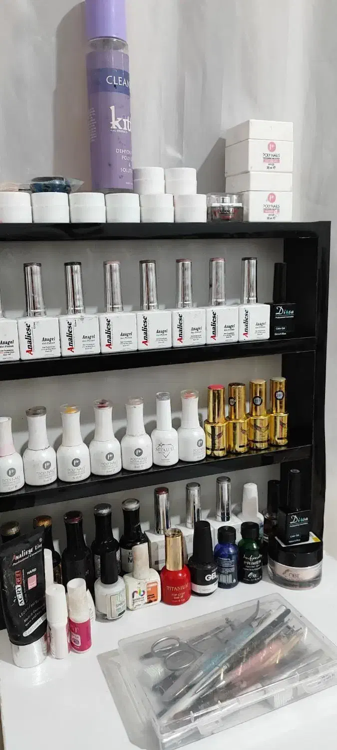 وسایل کامل کاشت ناخن|آرایشی، بهداشتی، درمانی|جوانرود, |دیوار