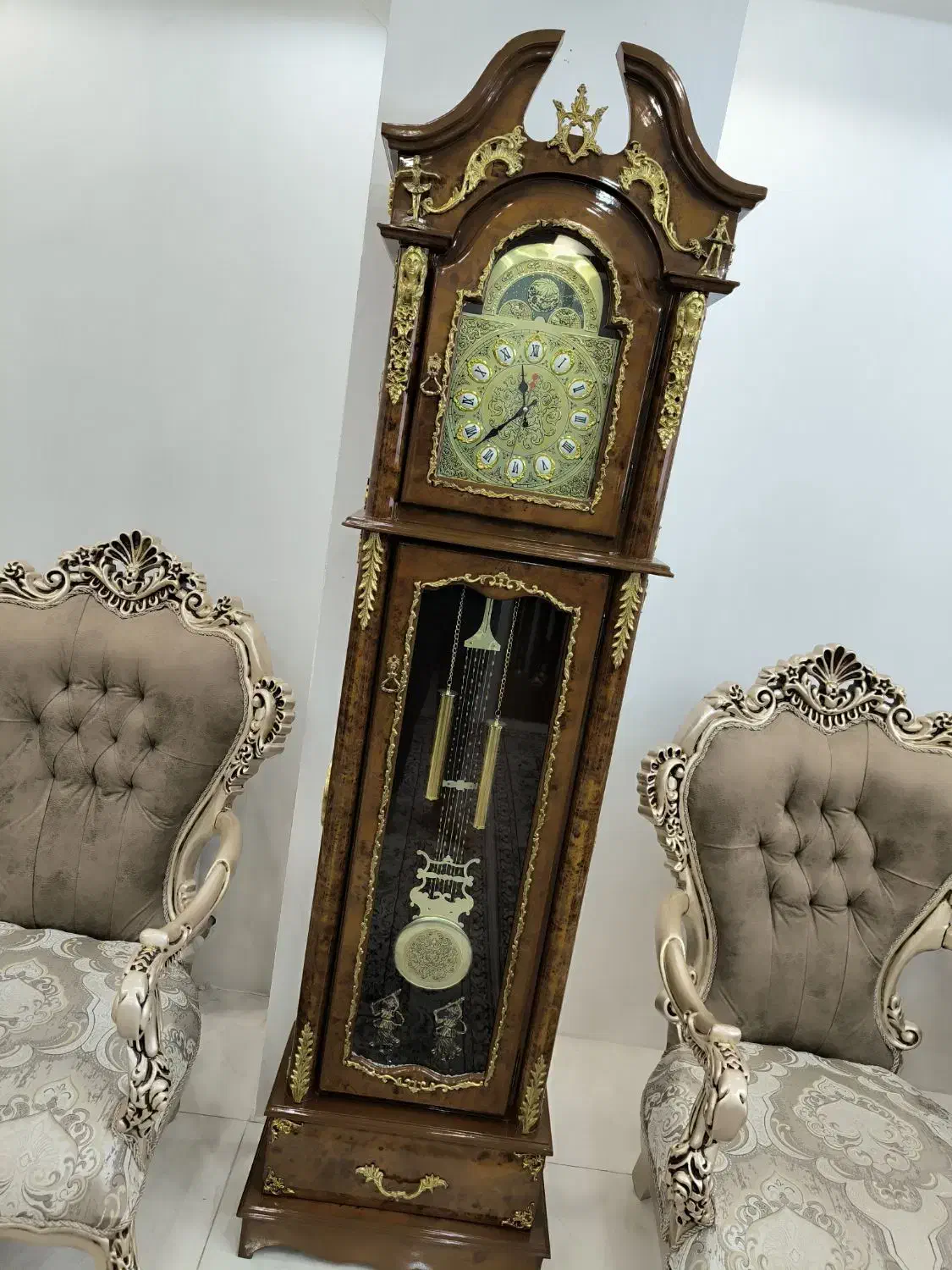 ساعت ایستاده نوع اینه کنسول نوع|بوفه، ویترین، کنسول|تبریز, |دیوار