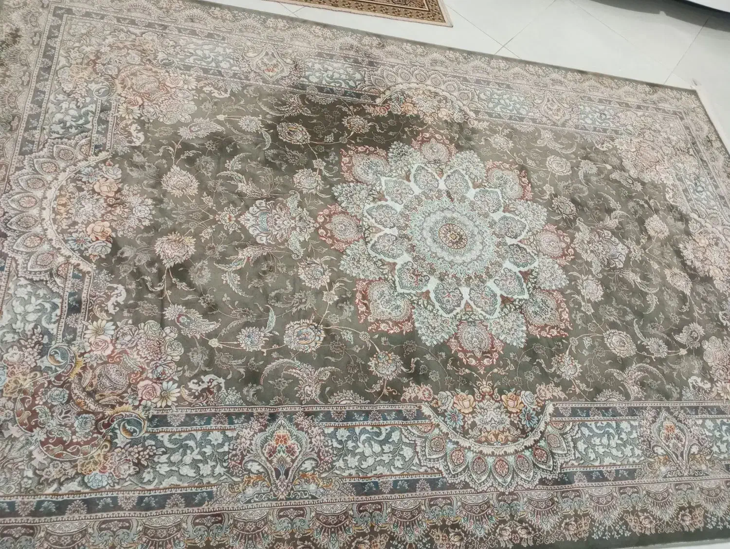 فرش 4متری نونو تروتمیز1200شانه|فرش|سقز, |دیوار